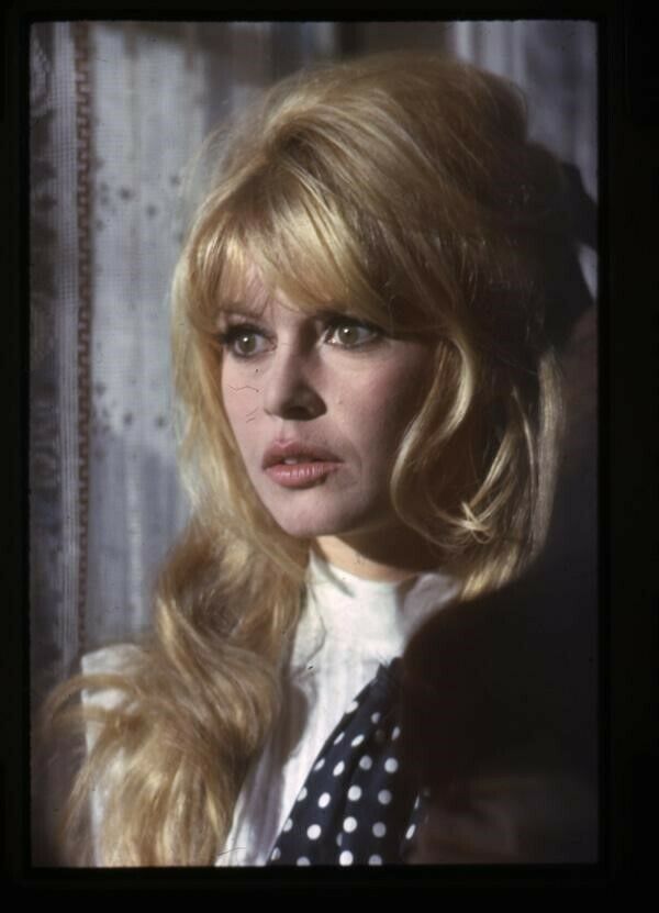 Brigitte Bardot Gorgeous 1960's Color Portrait Original 35mm Transparency